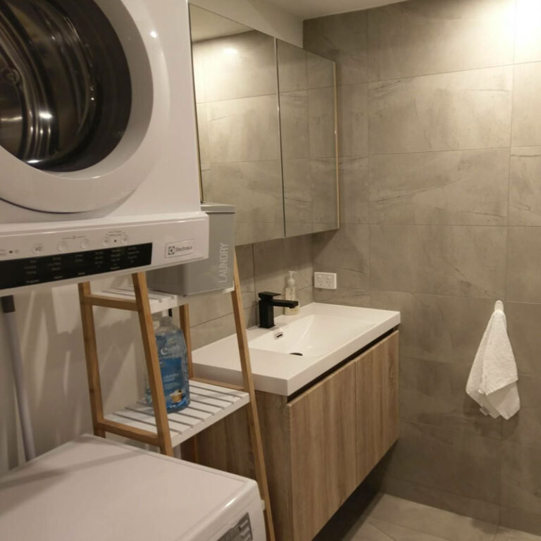 Professional cleaner preparing a property after a tenant moves out
